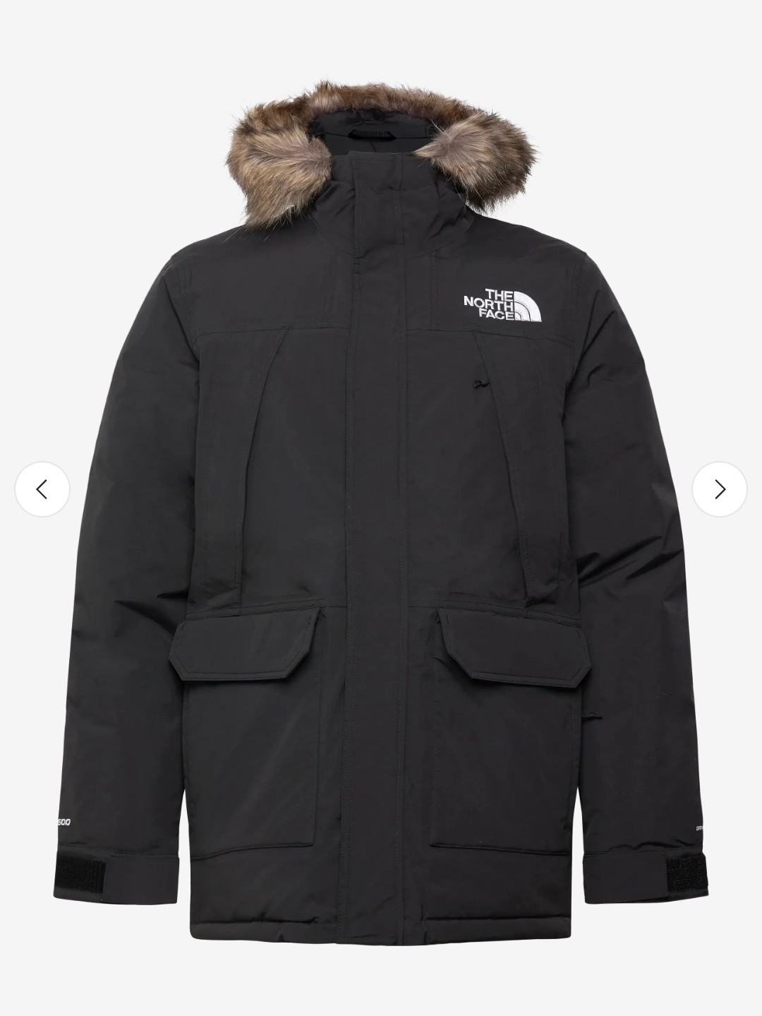 The North Face Heren Gewatteerde Winterjas, zwart