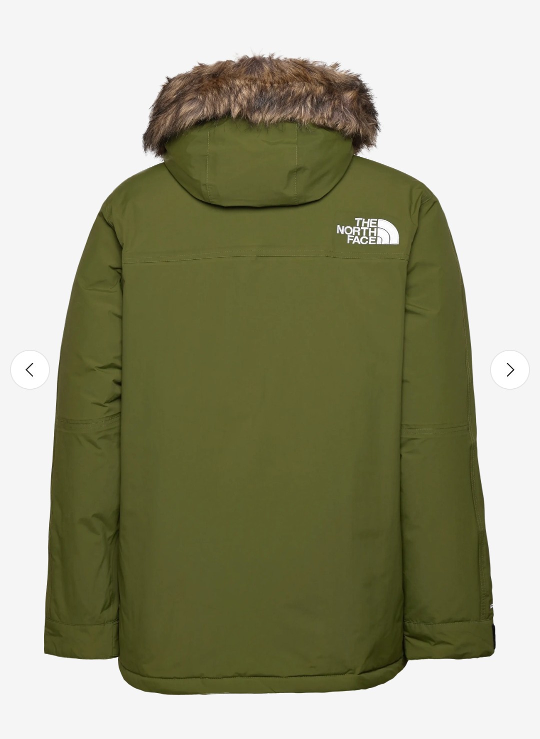 The North Face Heren Gewatteerde Winterjas, groen