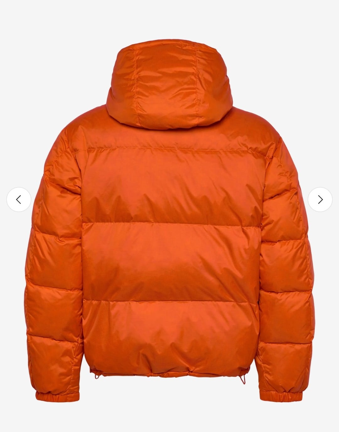 TOMMY JEANS Gewatteerde Heren Winterjas, orange