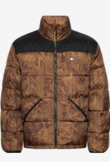 TOMMY JEANS Heren Gewatteerde Winterjas, bruin