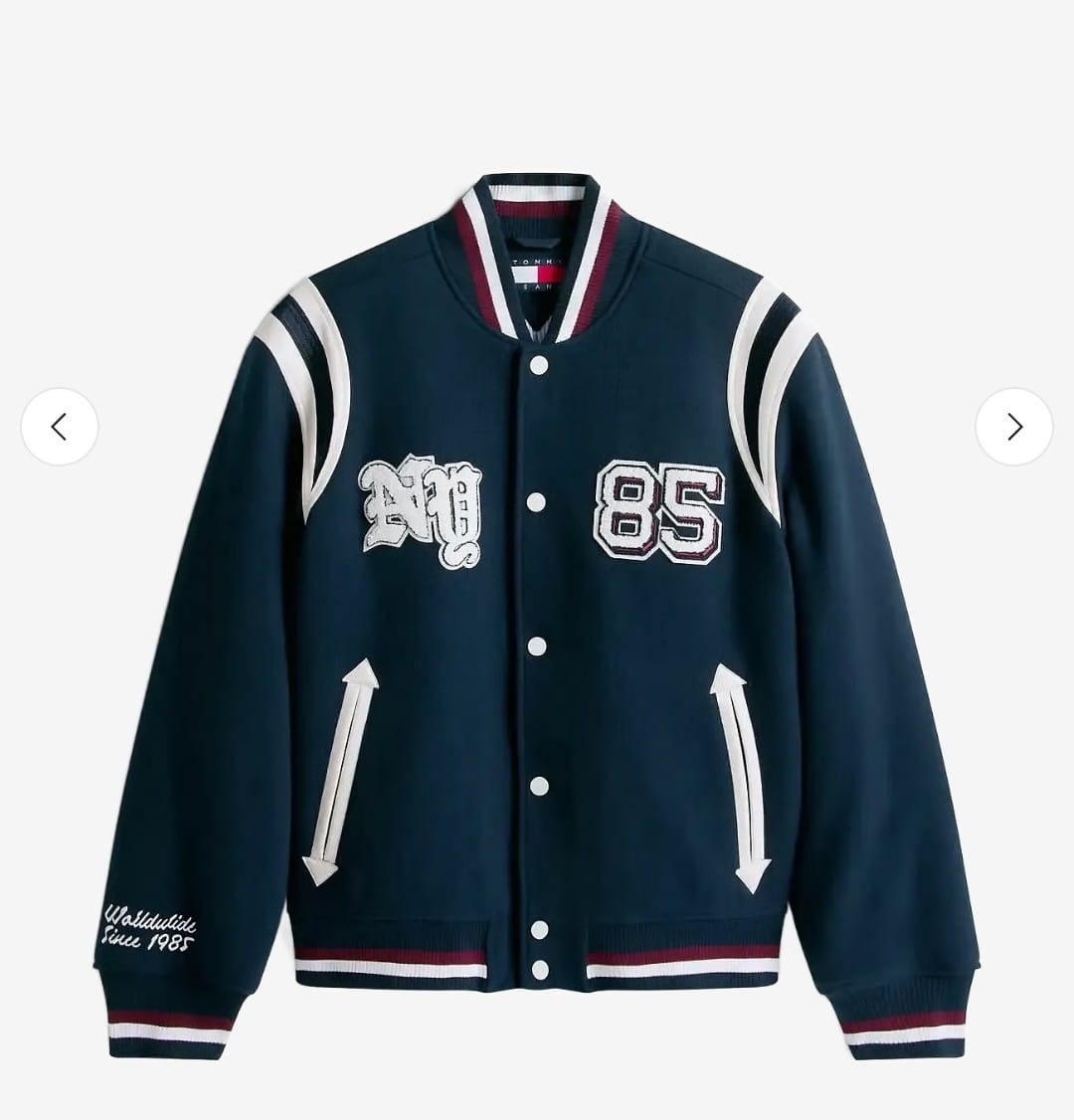 Tommy Jeans Heren Bomberjack, blauw