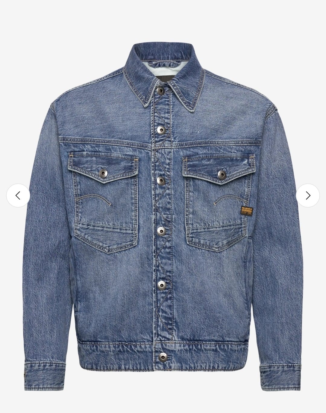 G-Star Heren DENIM Jacket, blauw