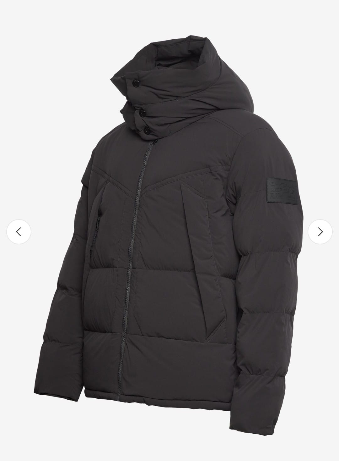 G-Star Heren Gewatteerde Donsjas, zwart