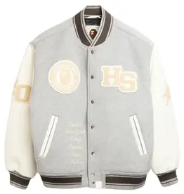 The  BAPE Campus Bomberjacket, grijs