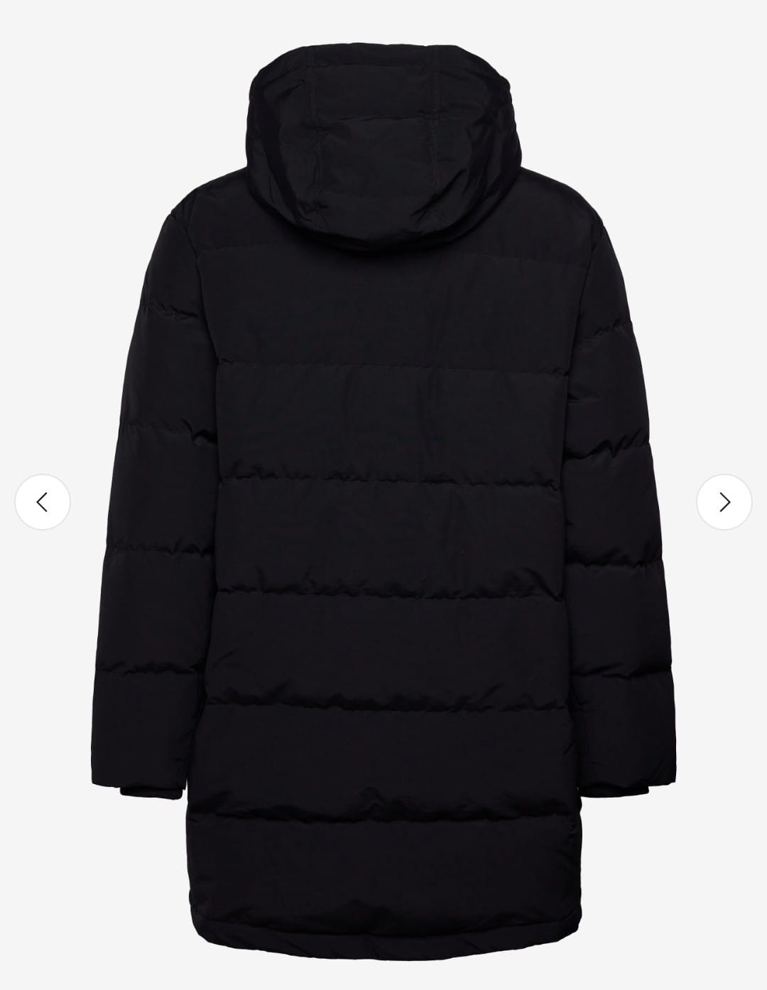 GANT Heren Gewatteerde Winterjas, zwart