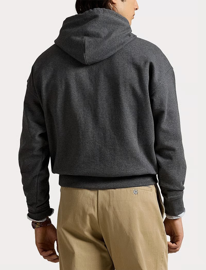 Polo Ralph Lauren Relaxed Fit Logo Fleece Hoodie, grijs