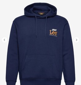 Lee Jeans Logo Hoodie, blauw
