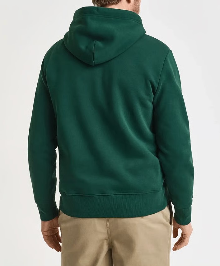 GANT Grafische Heren Hoodie, groen