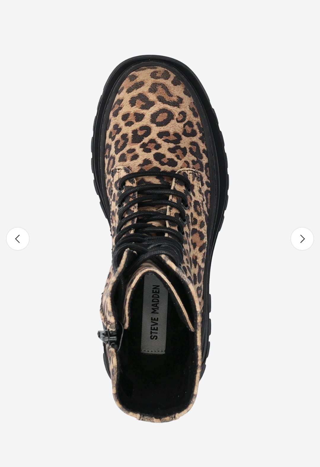 Steve Madden Dames panterprint Boots, bruin