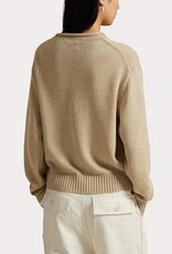Polo Ralph Lauren Beer Dames gebreide Sweater, beige
