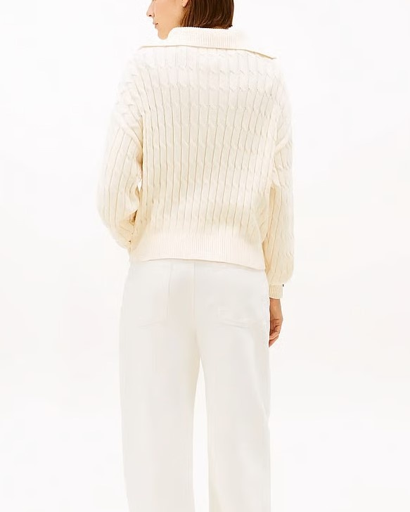 Tommy Hilfiger Dames Gebreide Sweater, beige