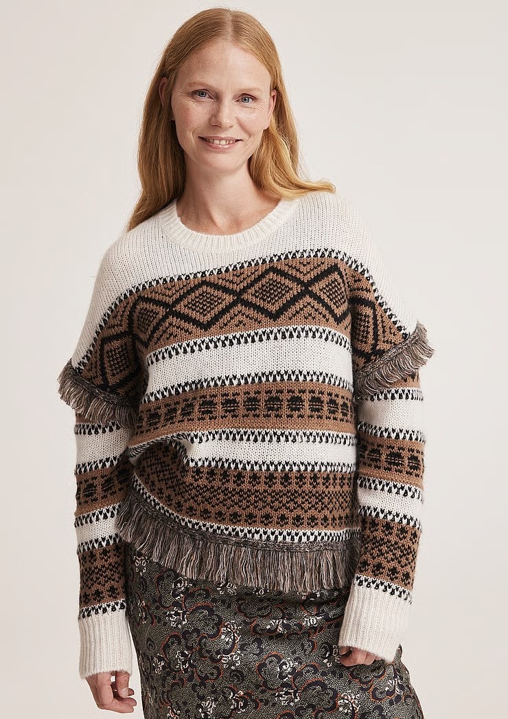 ODD MOLLY Dames Gebreide Trui, multi