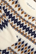GANT Dames Ronde hals Gebreide Trui, multi
