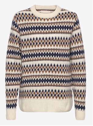 GANT Dames Ronde hals Gebreide Trui, multi