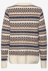 GANT Dames Ronde hals Gebreide Trui, multi