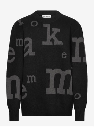 Marimekko Dames Ronde hals Gebreide Trui, zwart