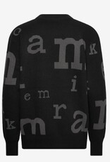 Marimekko Dames Ronde hals Gebreide Trui, zwart
