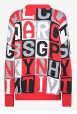 Mo Reen Cph Dames Ronde hals Gebreide Trui, rood