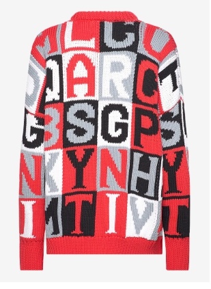 Mo Reen Cph Dames Ronde hals Gebreide Trui, rood