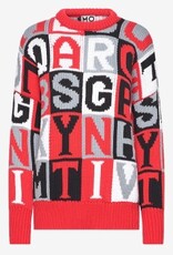 Mo Reen Cph Dames Ronde hals Gebreide Trui, rood