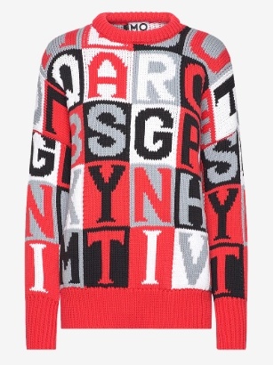 Mo Reen Cph Dames Ronde hals Gebreide Trui, rood