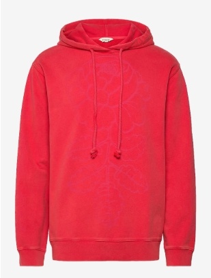 Marimekko Oxus Dames Hoodie met capuchon, rood