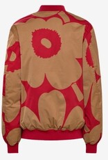 Marimekko Dames Gewatteerde Jas, rood