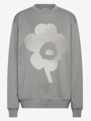 Marimekko Dames Ronde hals Sweater, grijs