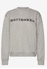 Marimekko UNIKKO Dames Ronde hals Sweater, grijs
