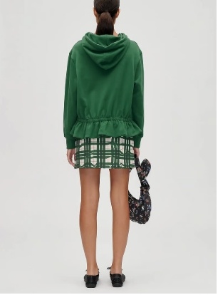 STINE GOYA Dames Hoodie met capuchon, groen