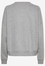 BOSS Dames Ronde hals Sweater, grijs