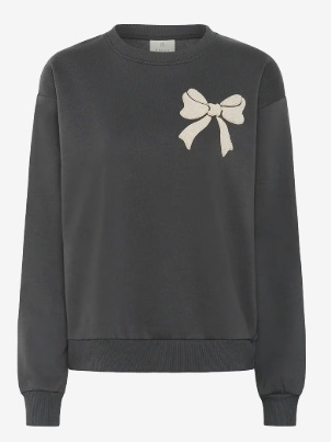 Kaffe Dames Ronde hals Sweater, grijs