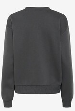 Kaffe Dames Ronde hals Sweater, grijs