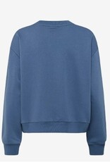 Kaffe Dames Ronde hals Sweater, blauw