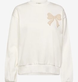 Kaffe Dames Ronde hals Sweater, wit