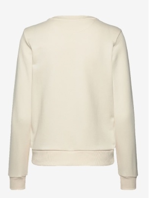 GANT Dames Ronde hals Katoen Sweater, wit