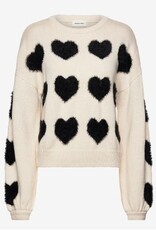 Fabienne Chapot Dames Ronde hals Gebreide Trui, wit