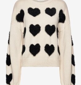 Fabienne Chapot Ronde hals Gebreide Trui, wit