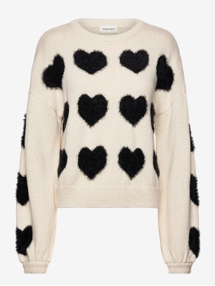 Fabienne Chapot Dames Ronde hals Gebreide Trui, wit