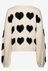 Fabienne Chapot Dames Ronde hals Gebreide Trui, wit