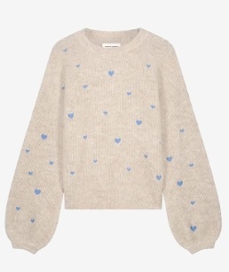 Fabienne Chapot Dames Ronde hals Gebreide Trui, beige