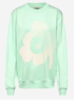 Marimekko Dames Ronde hals Sweater, mintgroen