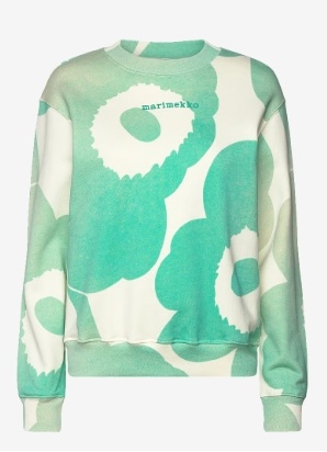 Marimekko Dames Ronde hals Sweater, mintgroen