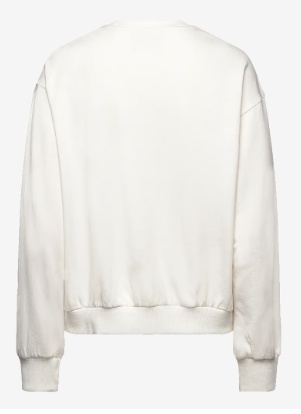 Lollys Laundry Dames Katoen Sweater, wit