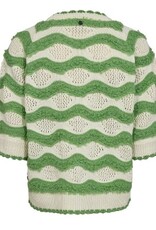 Nümph Dames Ronde hals Gebreide Trui, groen