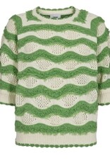 Nümph Dames Ronde hals Gebreide Trui, groen