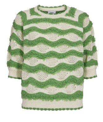 Nümph Dames Ronde hals Gebreide Trui, groen