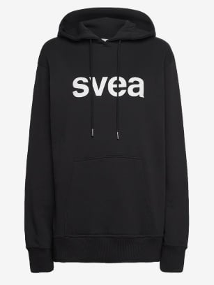 Svea Dames Hoodie met capuchon, zwart