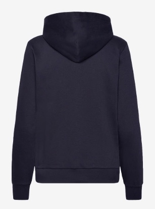 GANT Dames SHIELD Hoodie met capuchon, blauw