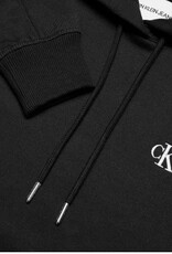 Calvin Klein Jeans Dames Hoodie met capuchon, zwart